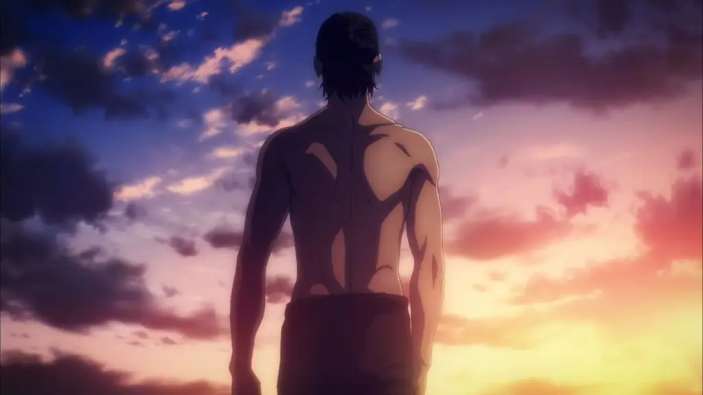 Gambar adegan aksi anime Attack on Titan