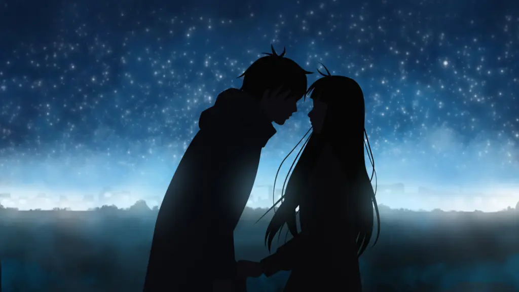 Gambar karakter anime yang sedang mengungkapkan perasaan cinta Karakter anime yang sedang jatuh cinta