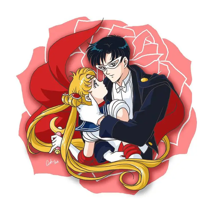 Seni romantis Sailor Moon Ilustrasi romantis Sailor Moon