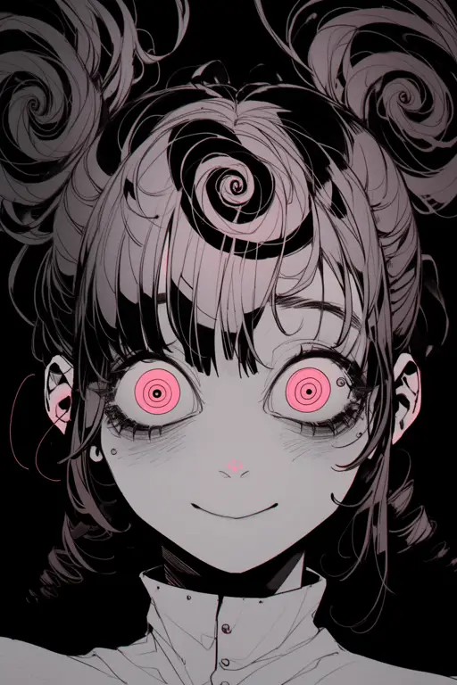 Tatapan yang Menyeramkan Mata menakutkan dari karakter anime