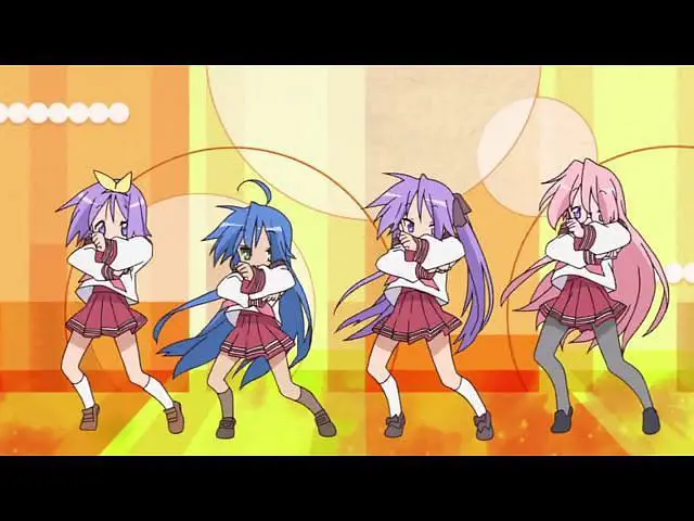 Karakter Anime Gamer Karakter anime yang sedang bermain video game.