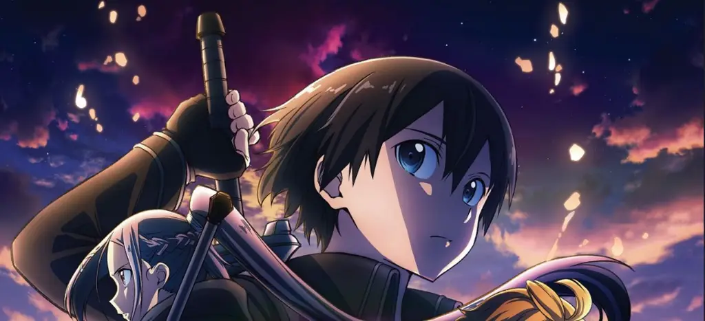 Petualangan seru di dunia virtual SAO Screenshot anime Sword Art Online