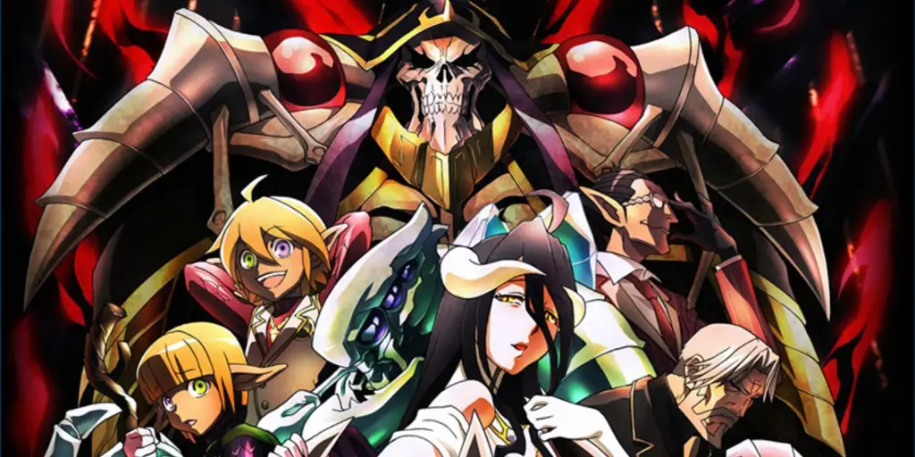 Petualangan Momonga sebagai Skeleton Lord Visual kunci anime Overlord