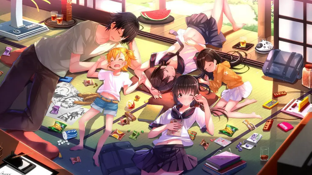 Keindahan Keseharian dalam Anime Slice of Life Pemandangan indah dari anime slice of life