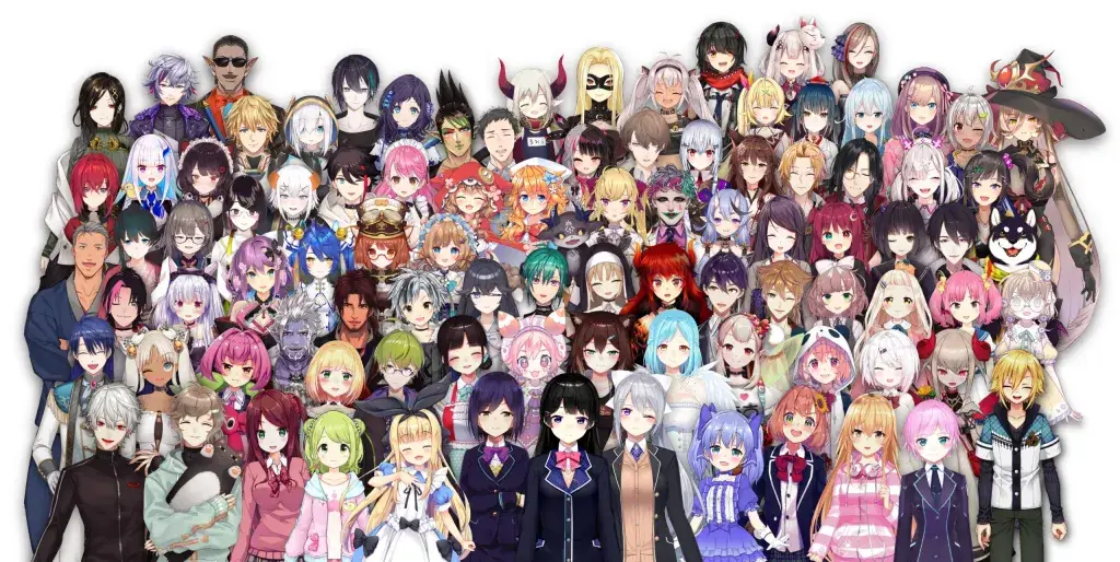 Dunia Virtual yang Menarik Ilustrasi karakter anime dalam dunia virtual