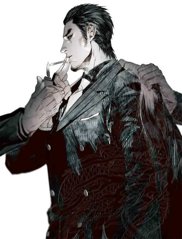 Mafia Jepang dalam Anime Gambar anime yang menampilkan mafia Jepang (Yakuza)
