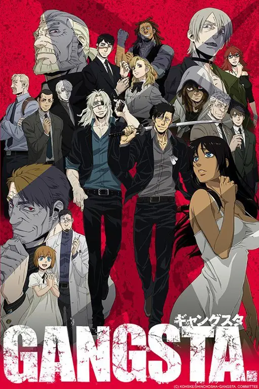 Rekomendasi Anime Mafia Terbaik Gambar berbagai poster anime tentang mafia