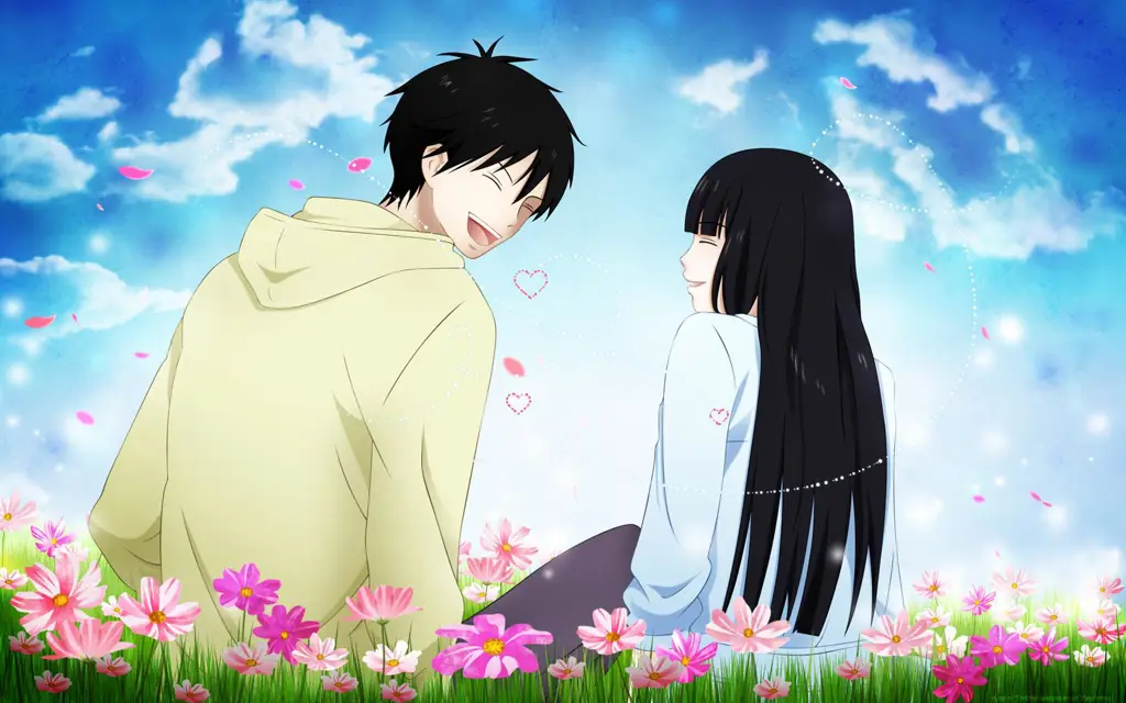 Pasangan anime yang bahagia dan mesra Pasangan anime yang bahagia