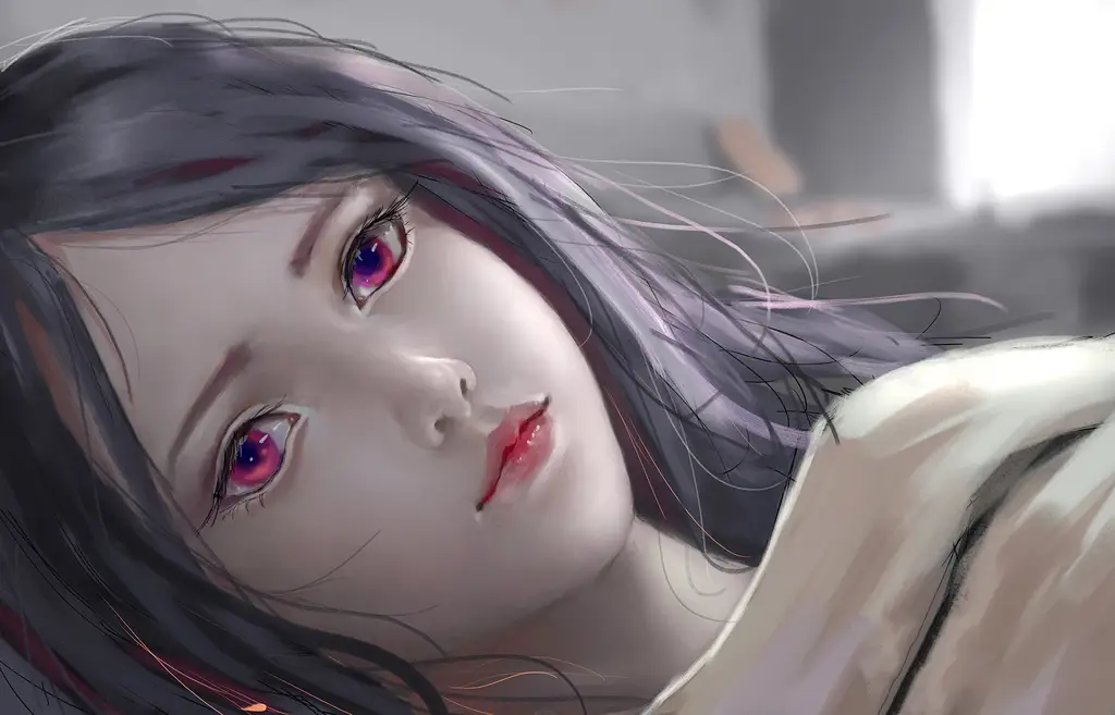 Ekspresi karakter anime yang sedang galau Gadis anime yang sedang sedih