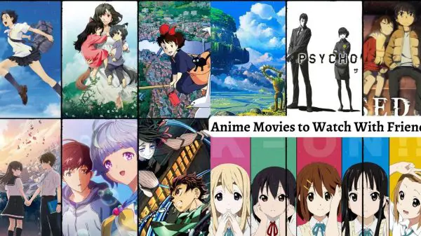 Menikmati anime bersama teman Gambar orang menonton anime bersama teman-temannya