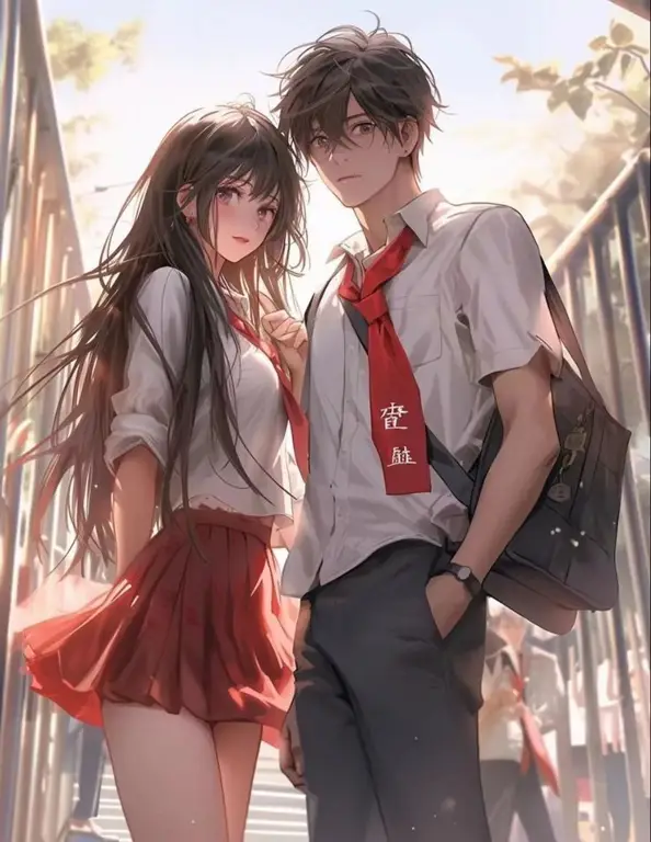 Pasangan Anime yang Menggemaskan Pasangan anime yang lucu dan menggemaskan