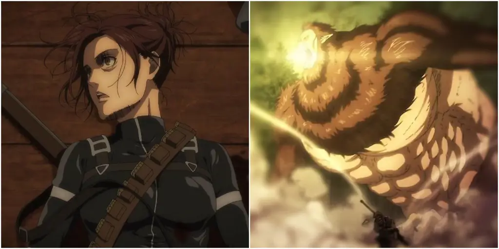 Adegan menegangkan dari anime Attack on Titan