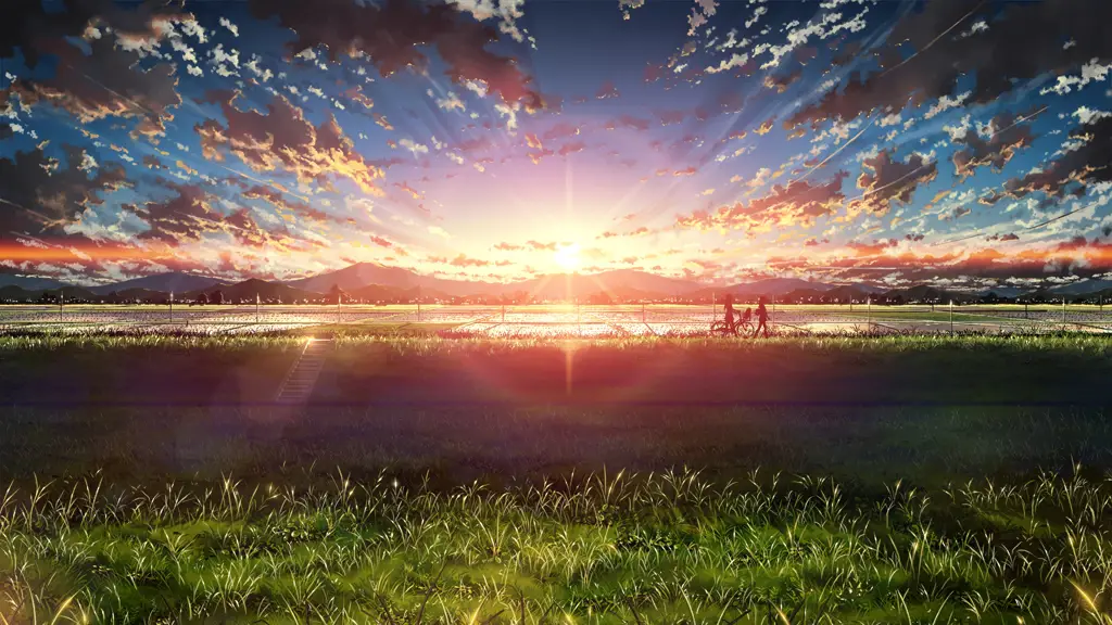 Keindahan Visual Anime Terbaik Sepanjang Masa Gambar pemandangan indah dari berbagai anime